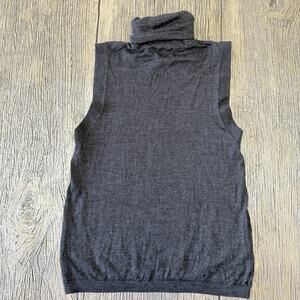 Zara Merino Wool Women’s Sleeveless Turtleneck Neck Sweater Size Medium